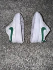 Nike Air Force 1 Low EasyOn (TD) Size 2C White Green
