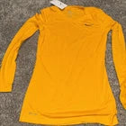 Nike Dri-Fit Shirt Women’s Size XS Long Sleeve Yellow