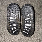 Size 8C- Jordan 11 Retro Low IE- Black Varsity Red