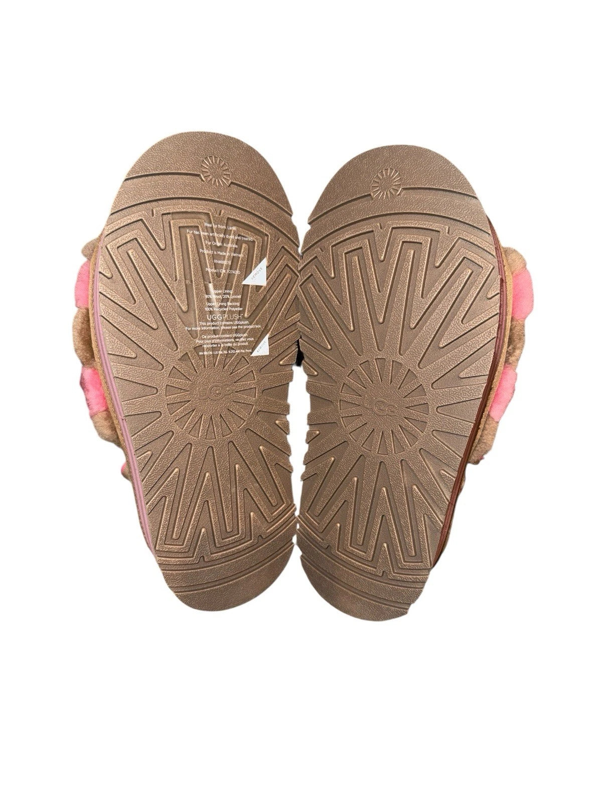 Women’s Size 7- UGG Disco Stripe Slide Brown