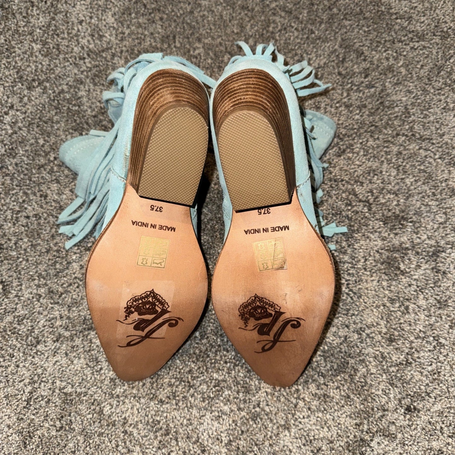 Women’s 7.5 Free People Lawless Fringe Western Boots