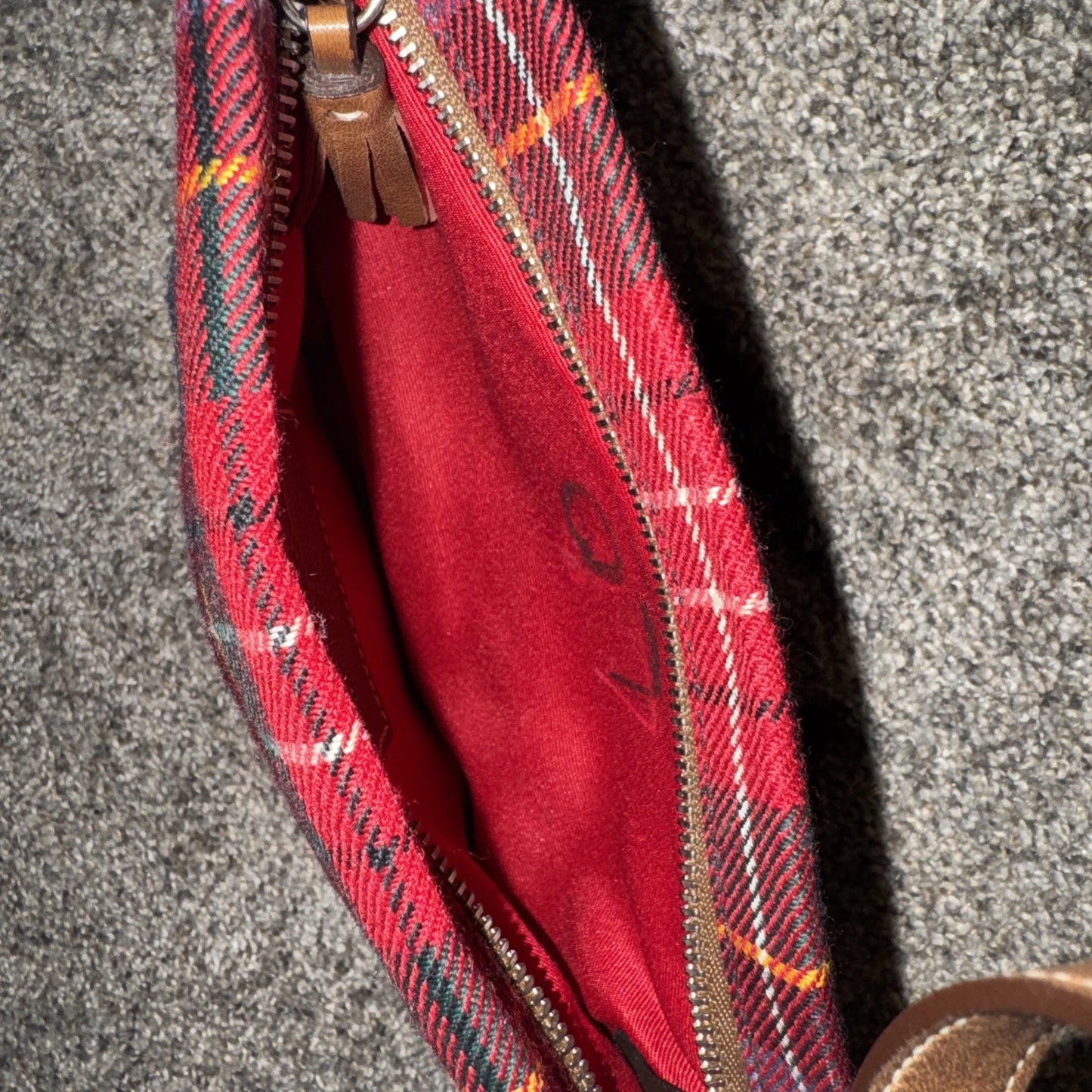 Coach Tartan Plaid Mini Shoulder Bag