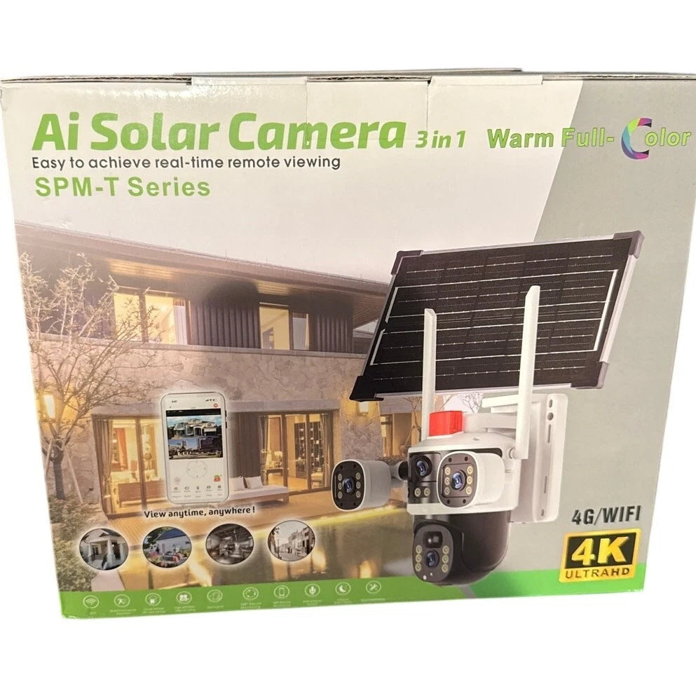 Ai Solar Camera 3 in 1 4K Warm Full Color- SPM-T Series