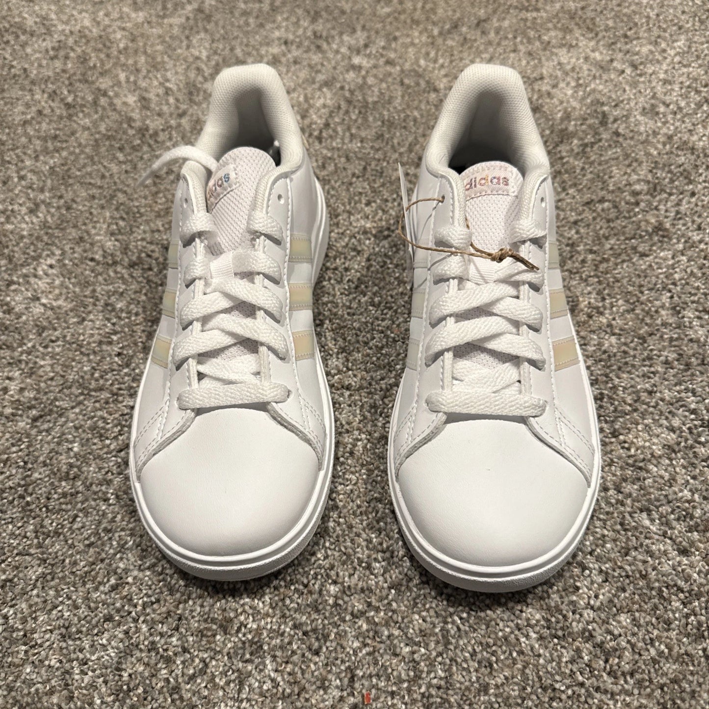 Adidas Grand Court 2.0 Kids Size 2.5Y White