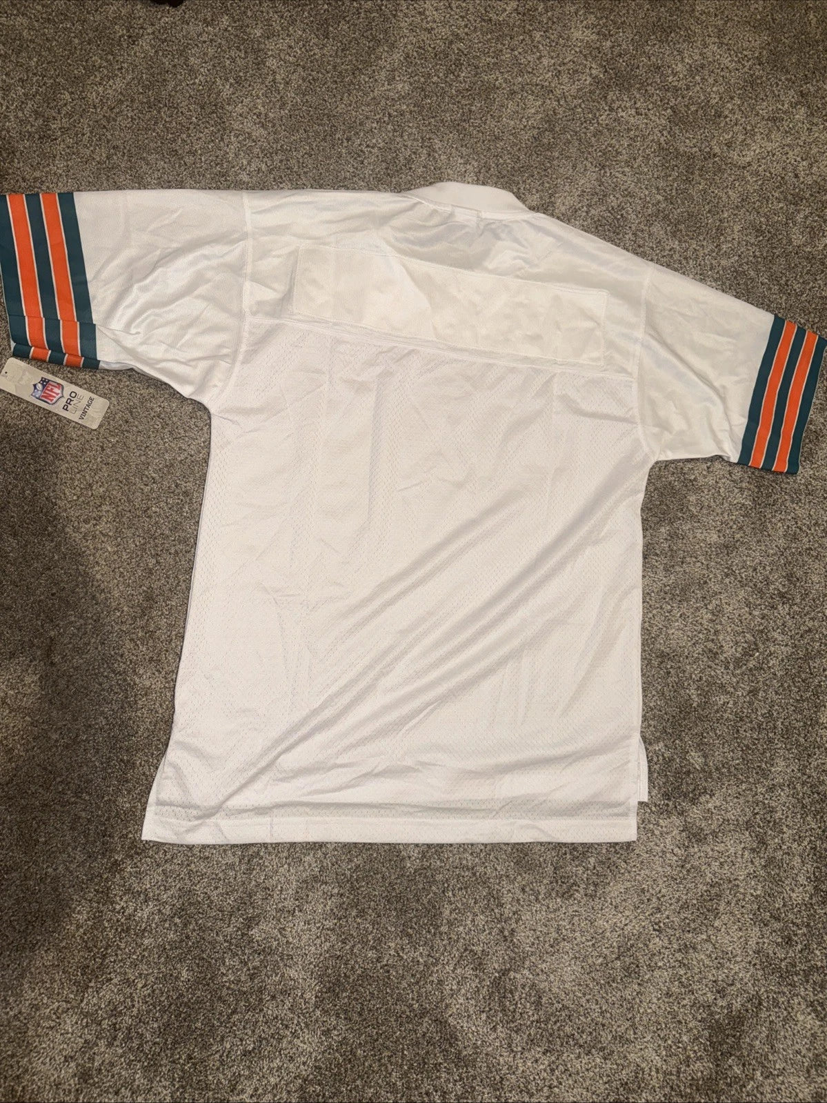 Size Medium Men’s Vintage NFL Proline Jersey Dolphins White