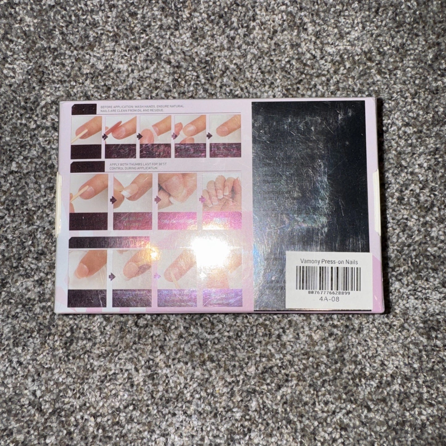 Vamony Press On Nails 4pcs Styles