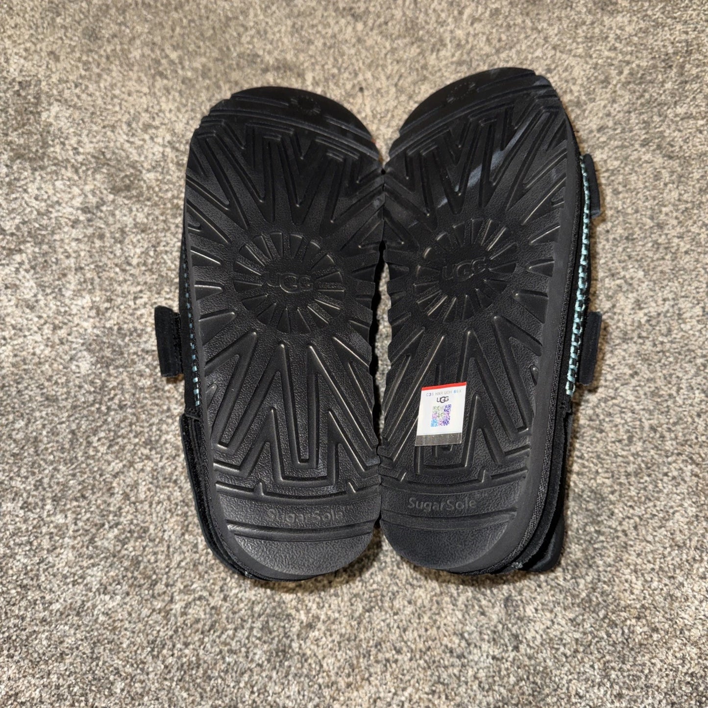 Size 12 Women’s UGG Golden star Heritage Braid Sandal Black
