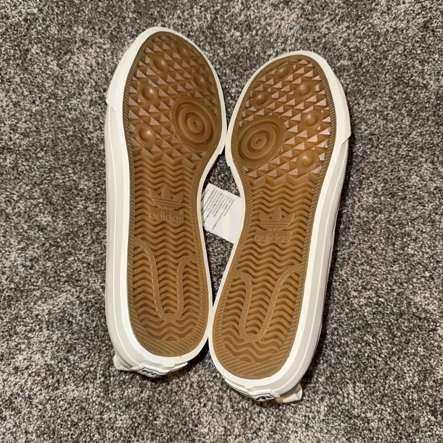 Size 8.5 Men’s- Adidas Nizza RF White