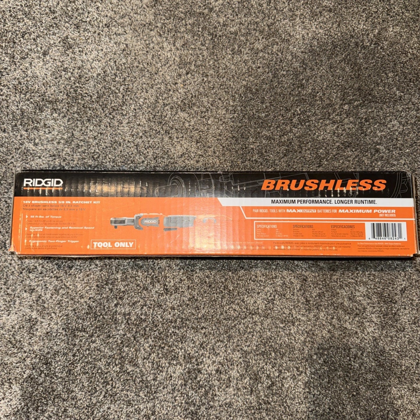 Ridgid 18V Brushless 3/8 In. Ratchet - Tool Only