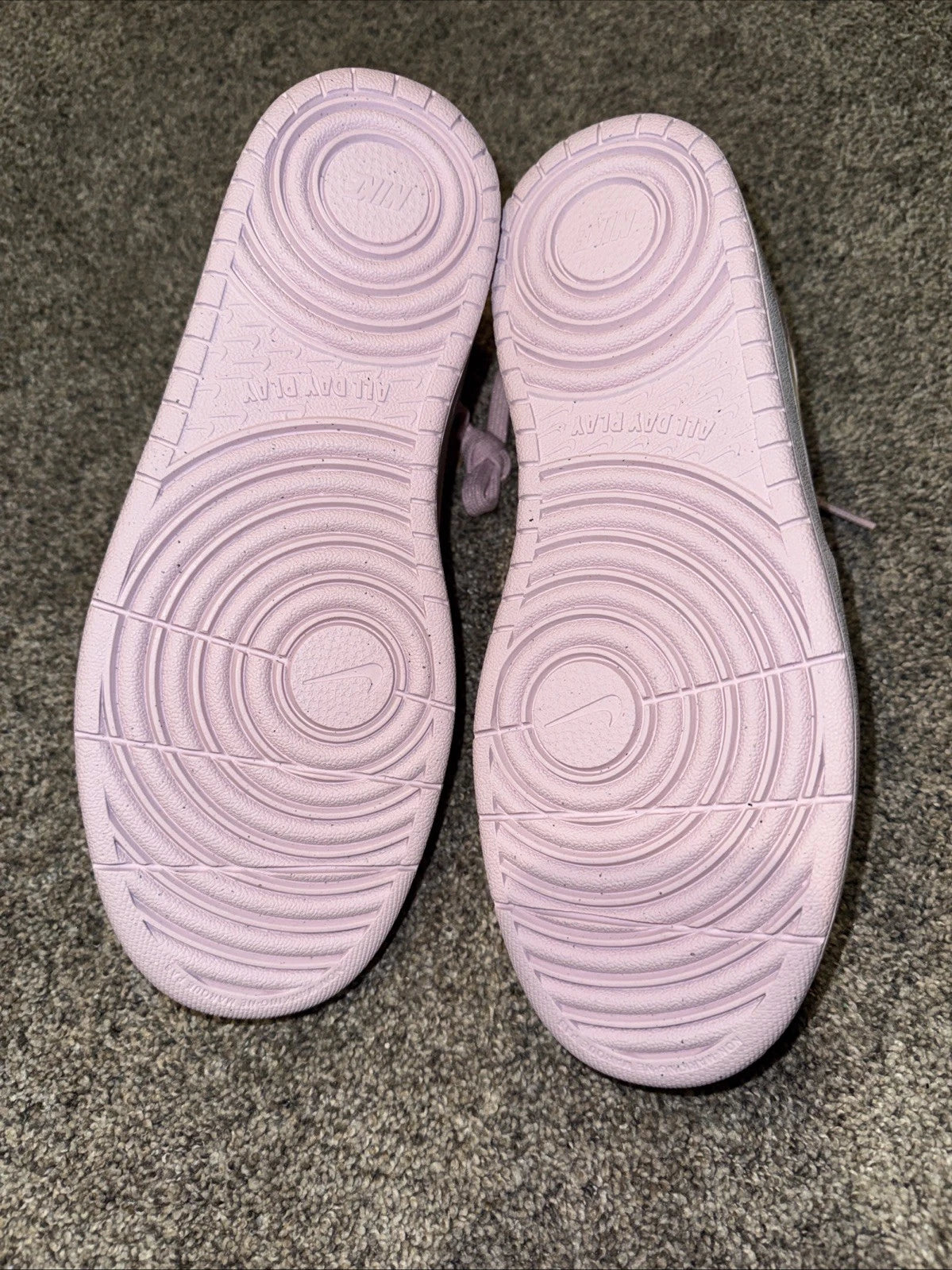 Size 7Y- Nike Court Borough Low Recraft Pink Foam