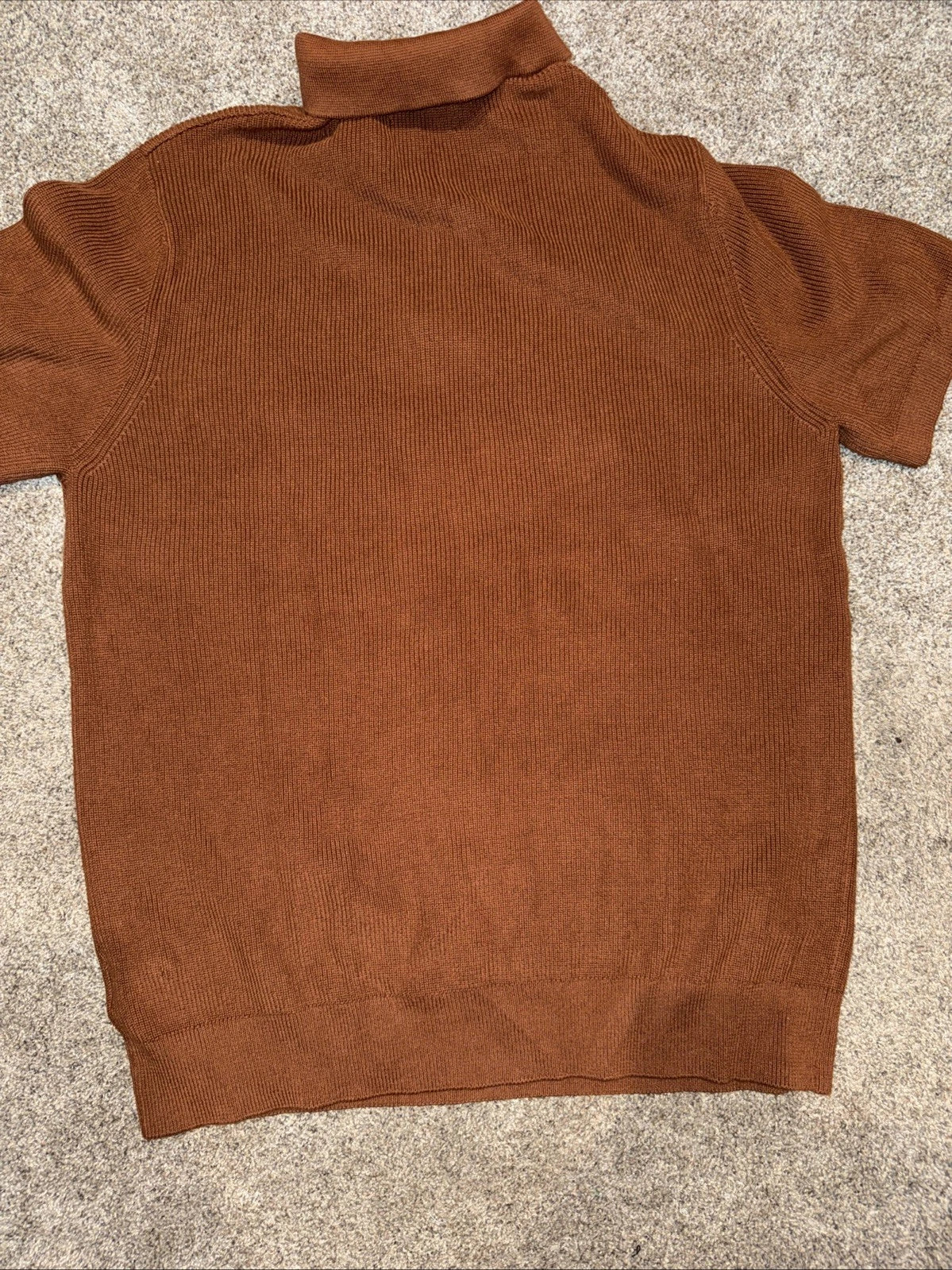 Men's Large- DKNY Sweater Polo- Short Sleeve