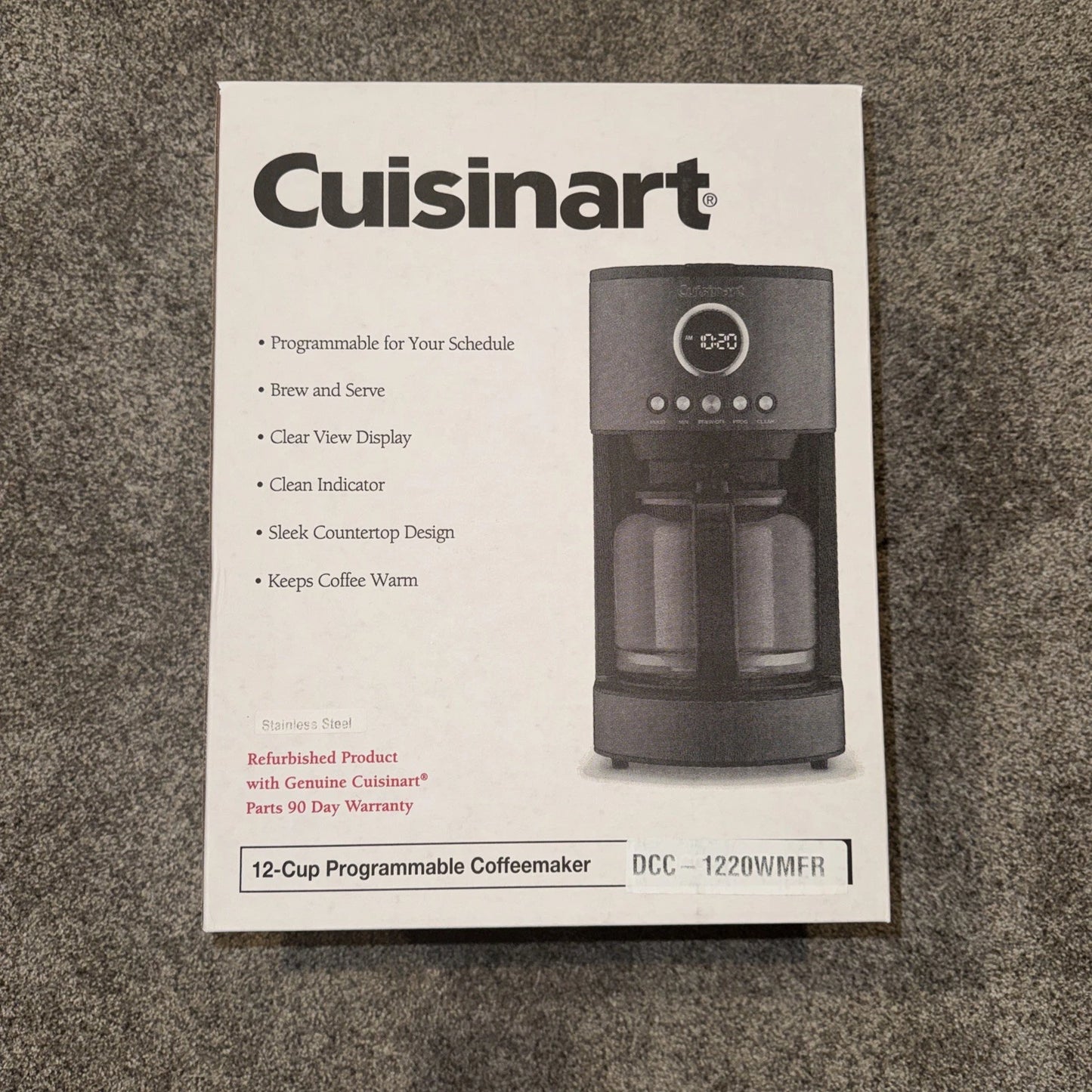 Cuisinart 12 Cup Programmable Coffeemaker