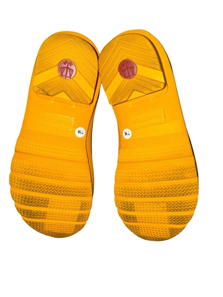 Women’s Size 7 Hunter Boots Yellow