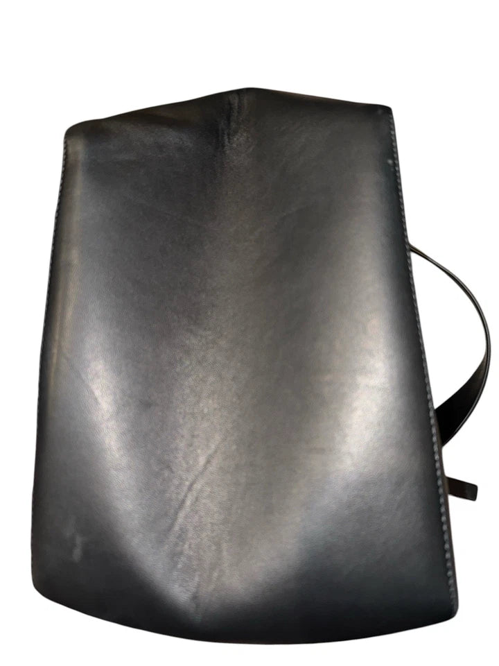 Allsaints Black Leather Bucket Bag