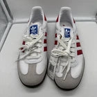 Size 9.5 Men’s- Adidas Samba OG White Red