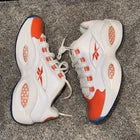 Reebok Question Low Patent Toe Orange Men’s Size 7