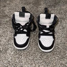 Air Jordan 1 Mid Black White (TD) Size 7C