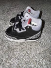 Jordan 3 Retro Black (TD) Size 4C