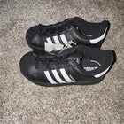 Kids Size 10- Adidas Superstar II EL I Black