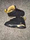 Jordan MVP TD Black/Metallic Gold-Anthracite Size 5C