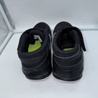 Size 5.5Y- Nike Team Hustle D10 Low Black Metallic Silver