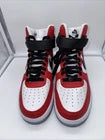 Size 8 Men’s- Nike Air Force 1 High By You Custom Men’s Shoe- Red Black White