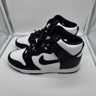 Size 10 Women’s - Nike Dunk High Black White