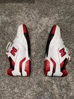 New Balance 550 White Red 7Y