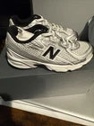 Size 11  Toddler - New Balance 740 Bungee Lace Grey Black IZ740NW Brand NEW