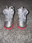 Jordan 1 Mid (TD) Metallic Silver Pink Crimson Size 4C