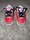 Jordan 3 Retro Fire Red (TD) Size 4C