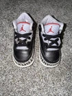 Jordan 3 Retro Black (TD) Size 4C