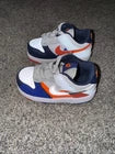 Nike Dunk Low SE (TD) Size 5C White Light Silver Midnight Navy