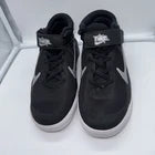 Size 5.5Y- Nike Team Hustle D10 Low Black Metallic Silver