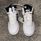 Adidas Hoops 3.0 Mid White Black Kids Size 11