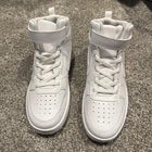 Nike Court Borough Mid 2 White Kids Size 2Y