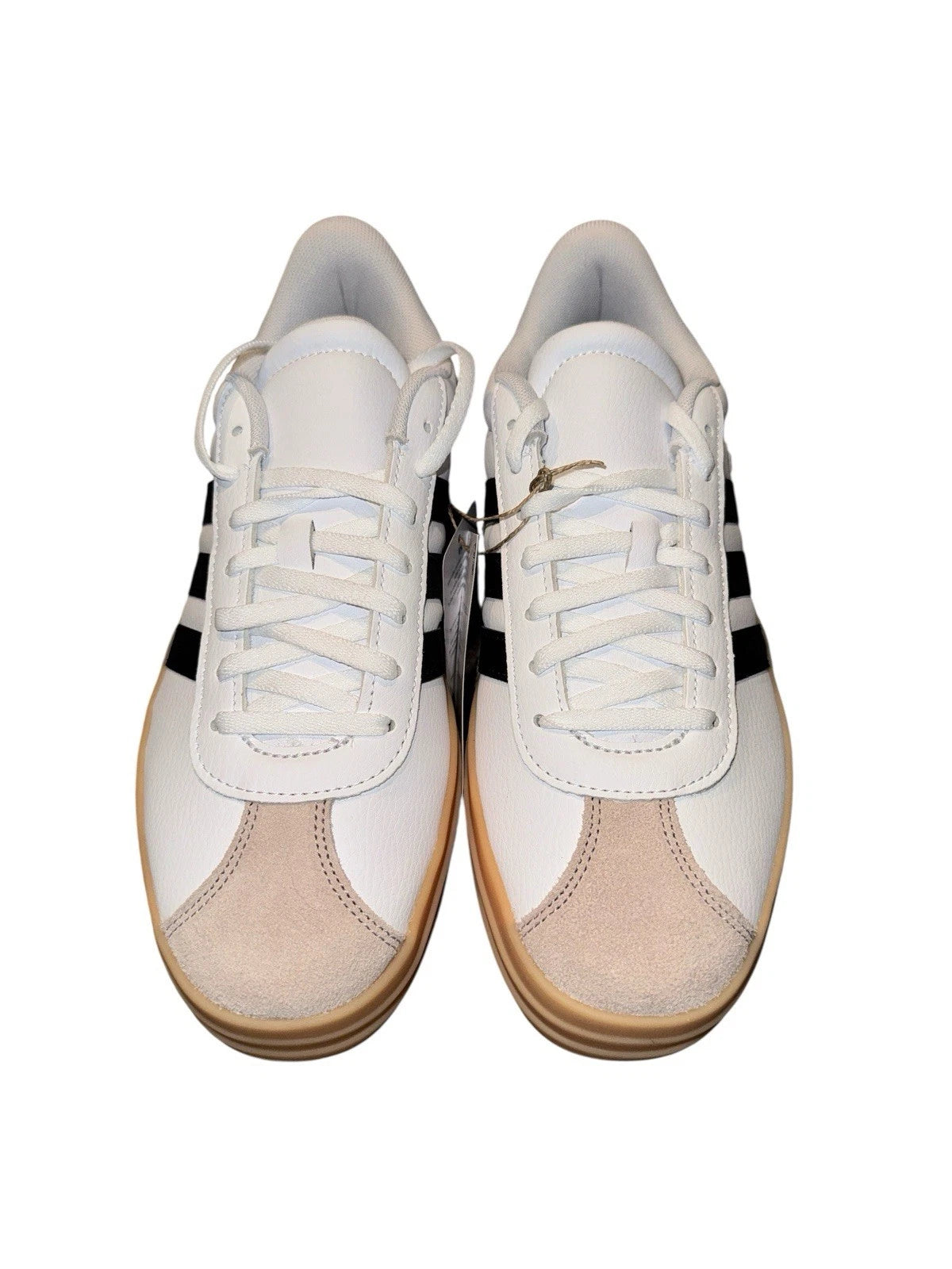 Kids 6.5Y- Adidas VL Court Bold J- White