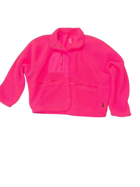 Women’s Small- Free People Fleece Jacket - Pink