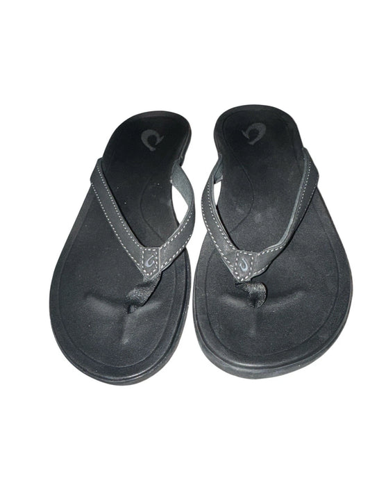 Women’s Size 8- Olukai Sandals Black