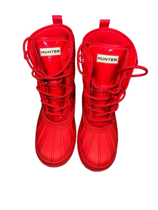 Women’s Size 8- Hunter Stanley Duck Boots Red