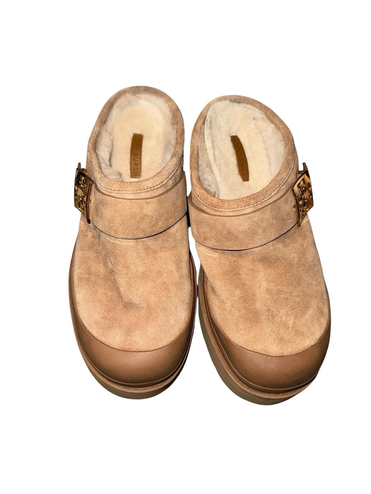 Women’s Size 7- Tory Burch Mules- Brown
