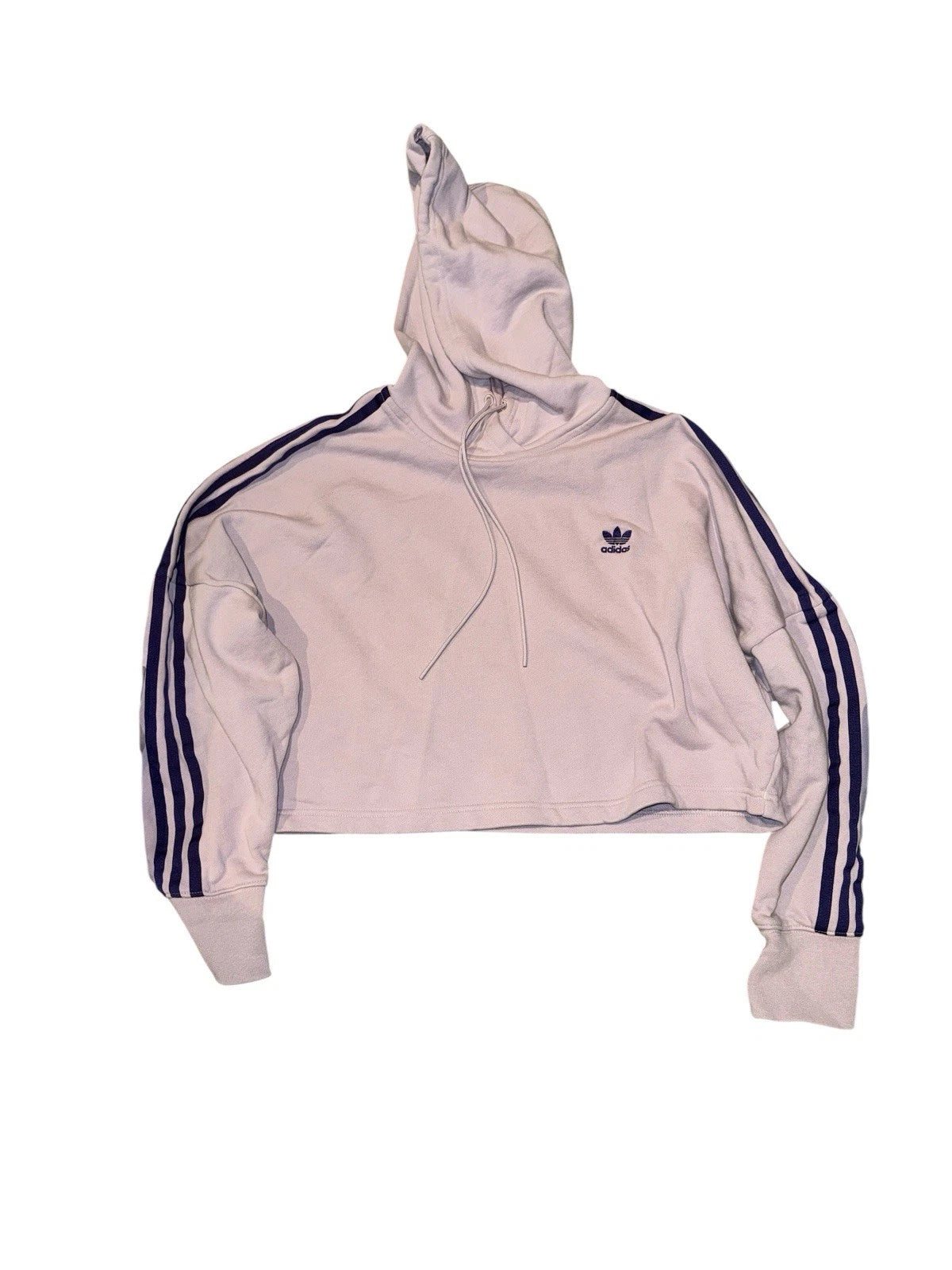 Women’s Medium- Adidas Cropped Hoodie Purple