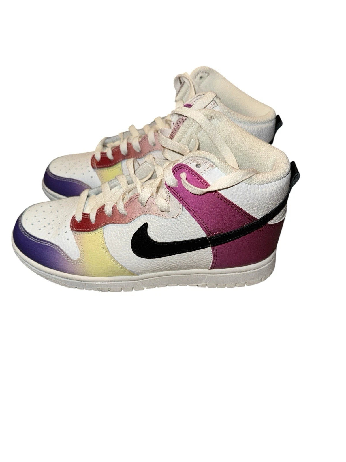 Women’s Size 8- Nike Dunk High Multicolor