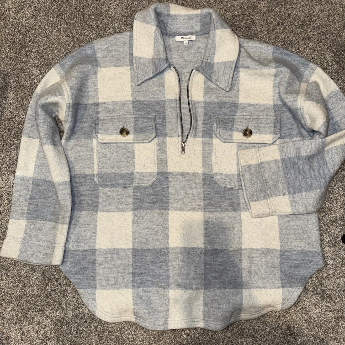 Women’s Large - Madewell Half Zip Sweater