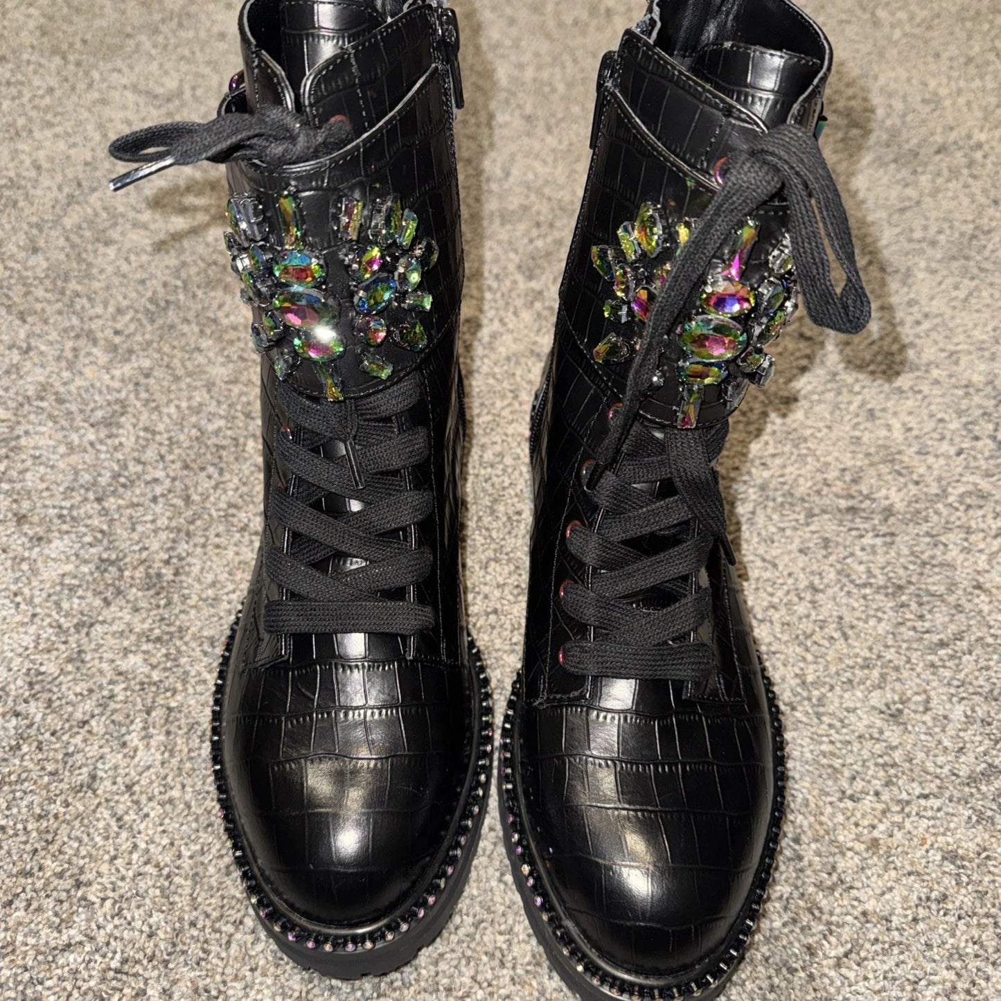 Women’s Size 7 Kurt Geiger Stoop Combat Boots