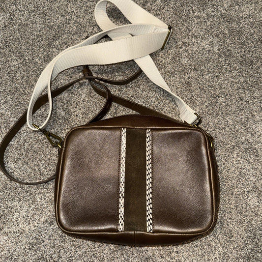 Madewell Large Transport Camera Bag Brown