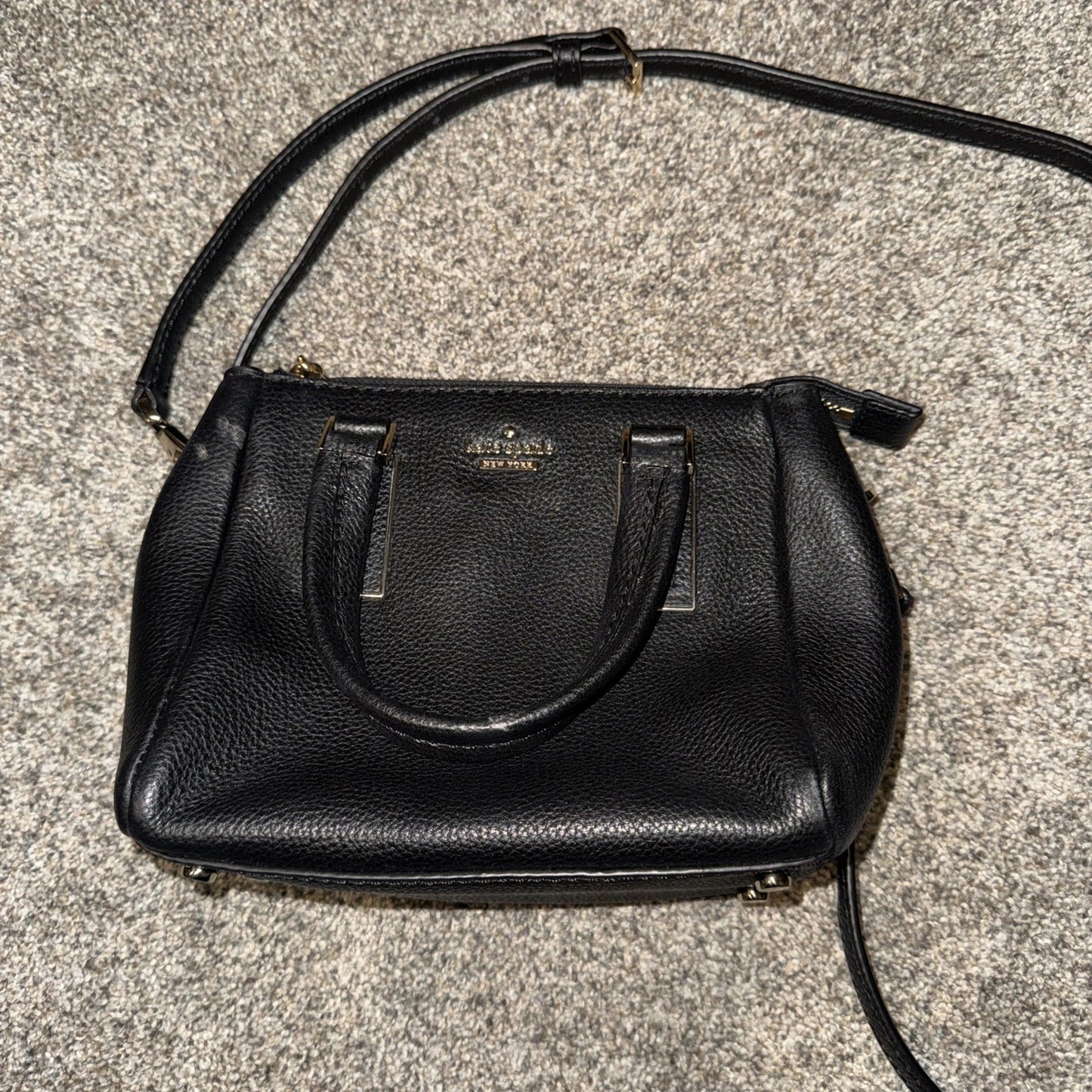 Kate Spade Small Satchel Handbag - Black