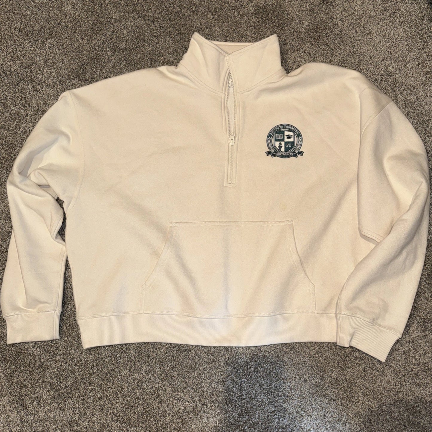 Women’s Medium Favorite Daughter Coaches Half Zip Sweatshirt