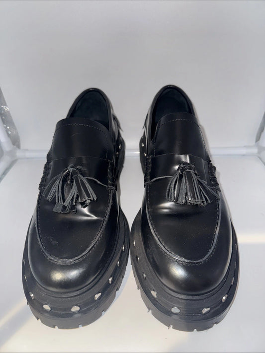 Women’s Size 9 Free People Teagan Tassel Loafer - Black