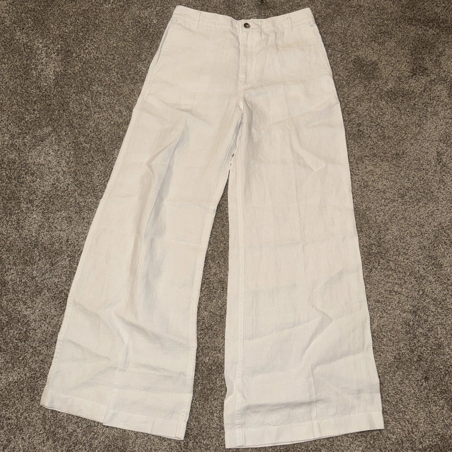 Size 4 Women’s Madewell White Linen Pants